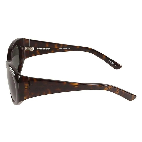 NEW BALENCIAGA WOMEN HAVANA BB0267S 002 SUNGLASSES - Picture 3 of 5